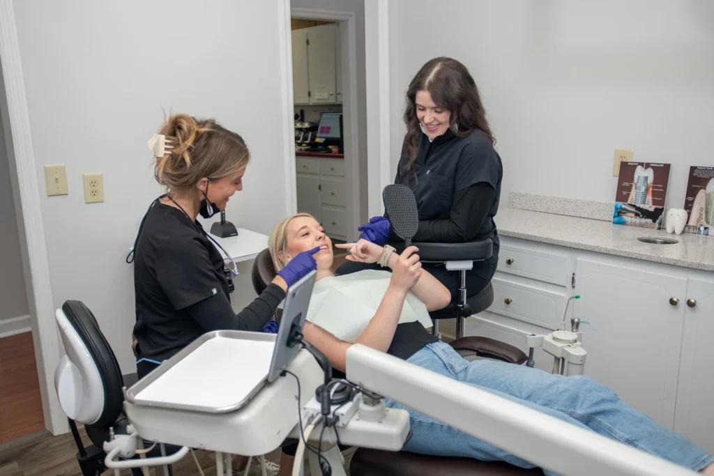 Young patient coming in for a tooth extraction at Dentistry of Lewisburg